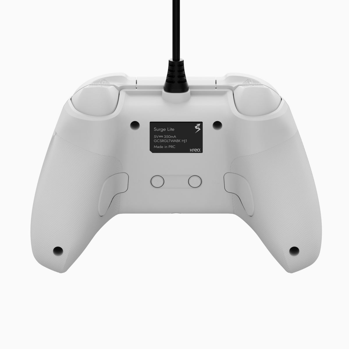 Surge Lite White Premium RGB Wired Gaming Controller