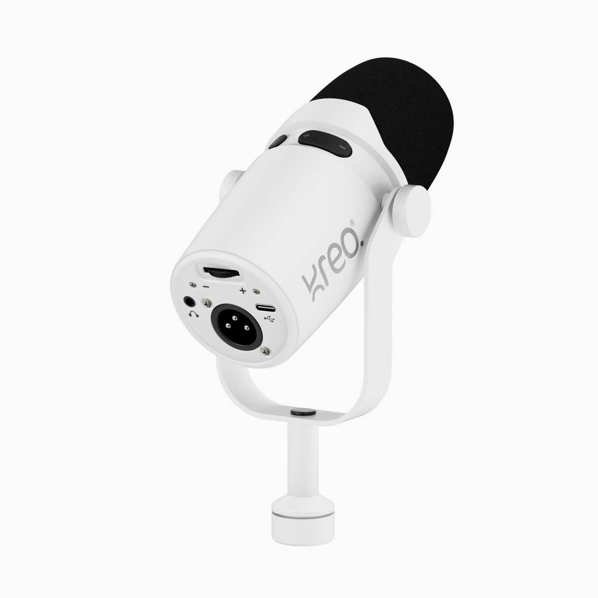 Kast White Dynamic Microphone
