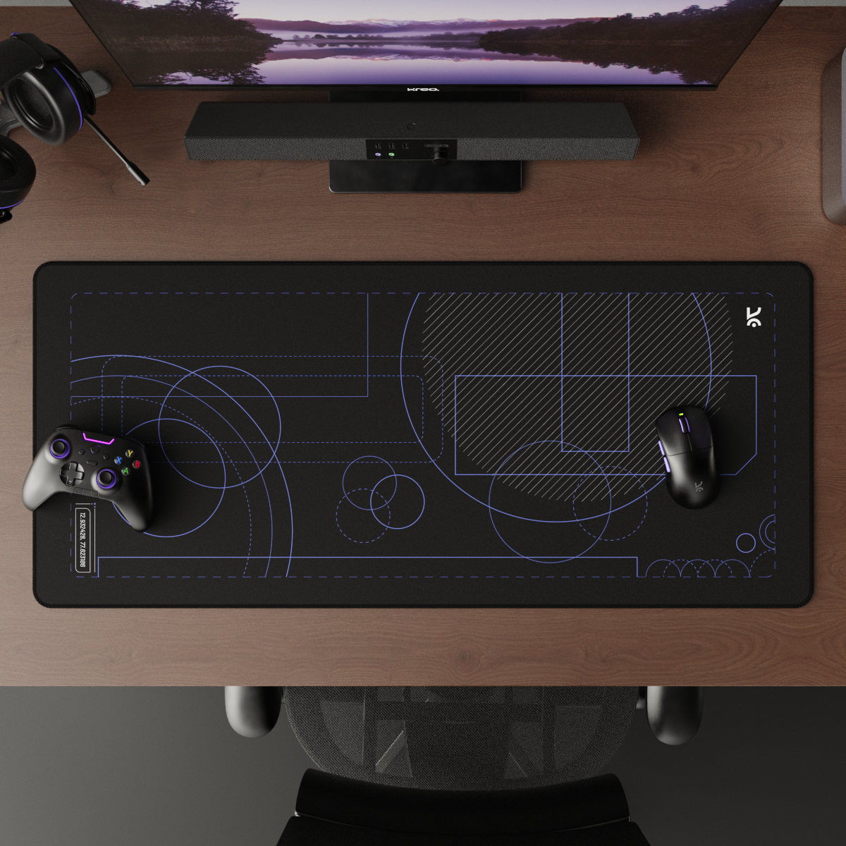 Terra XXL Deskmat - Geometric