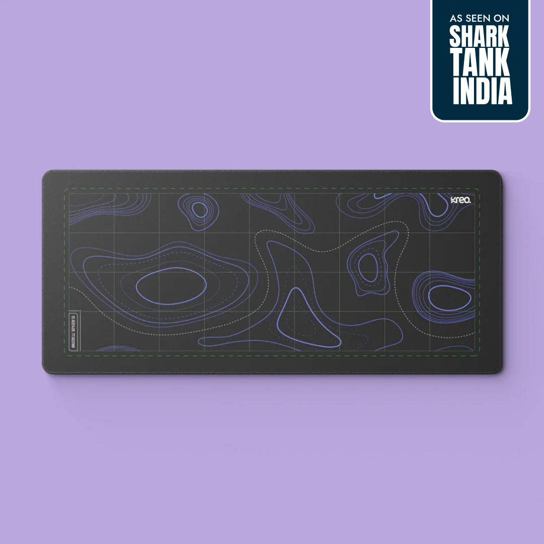 Terra XXL Deskmat - Topographic