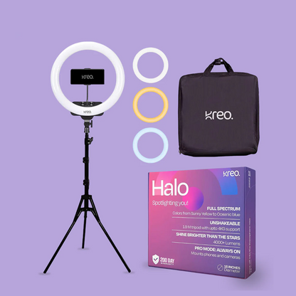 Halo 18" Premium Ring Light + Tripod