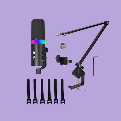 Sonik Gaming Mic + Rod Pro Boom Arm Combo