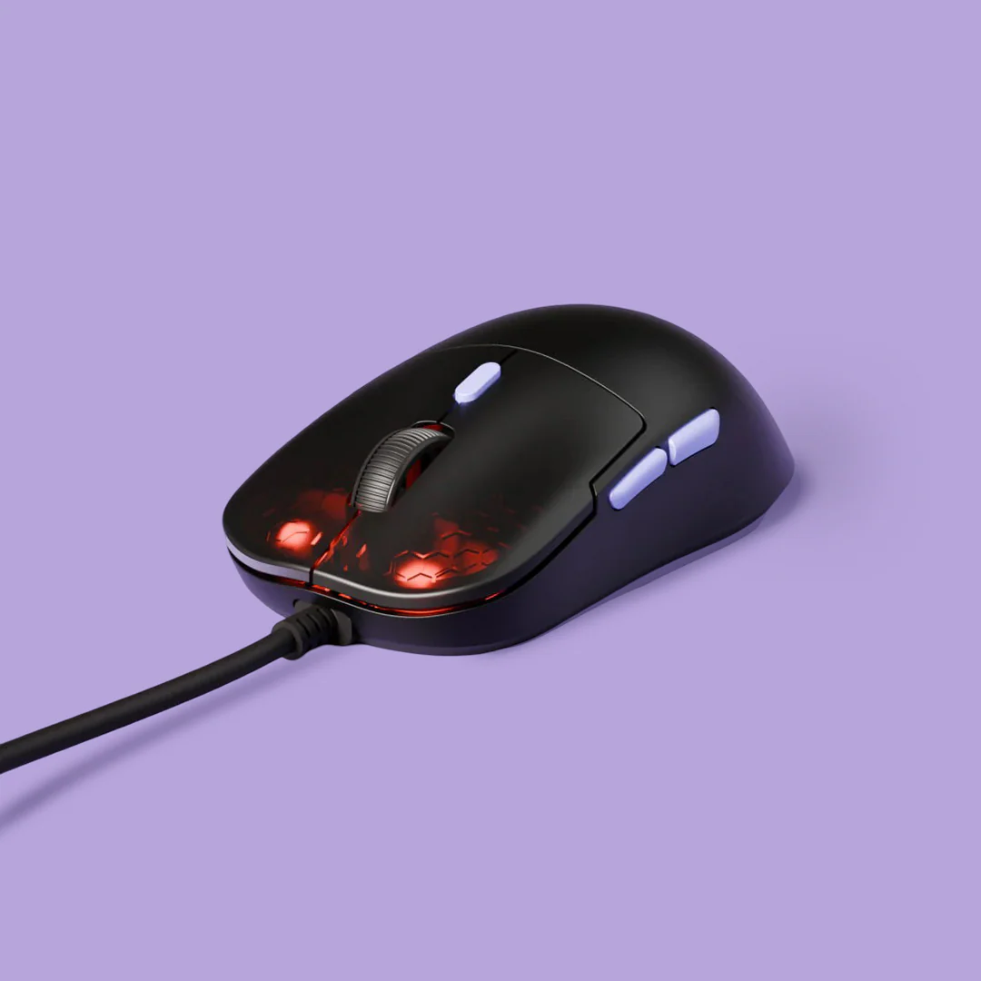 Harpy Black Light Weight RGB Gaming Mouse
