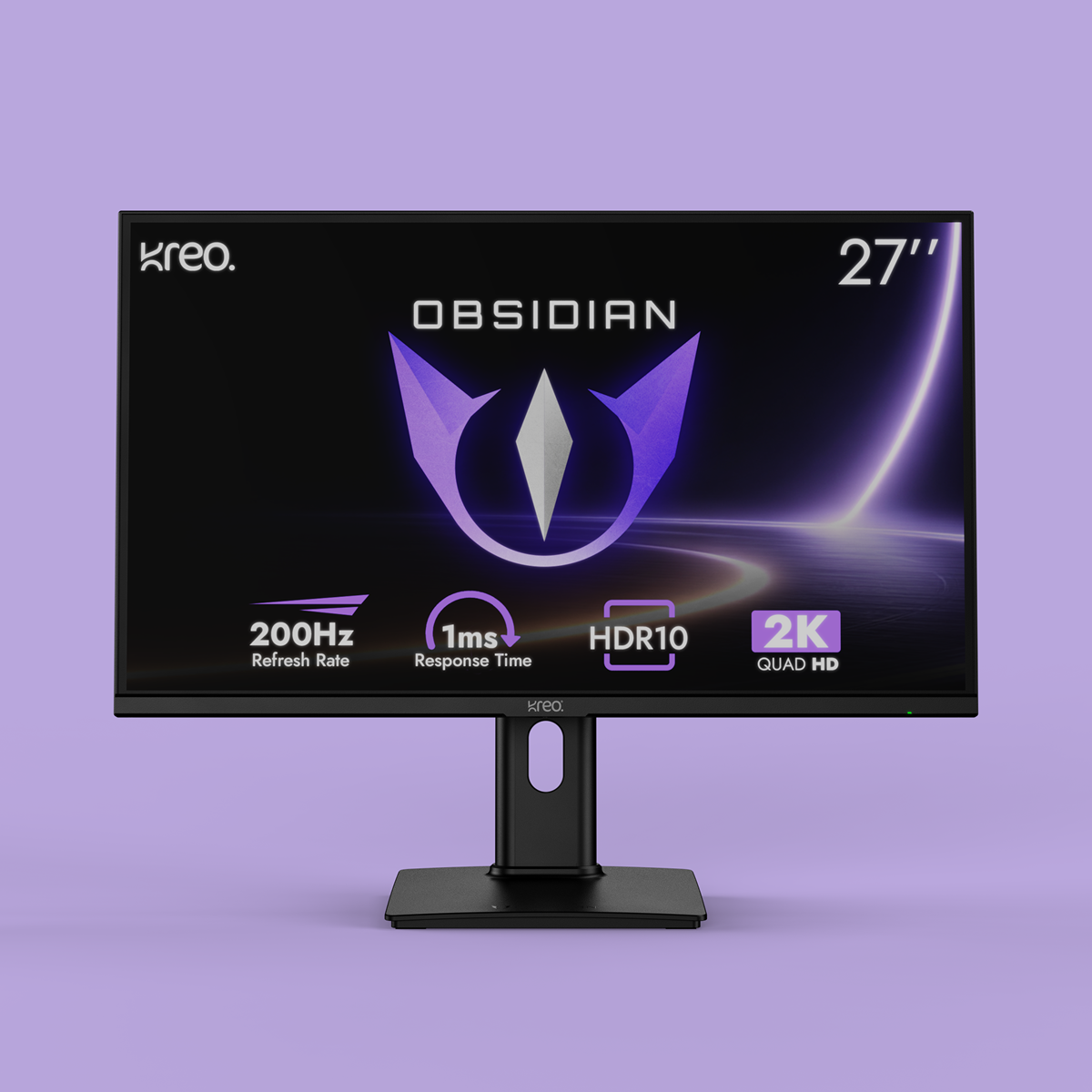 Obsidian 27" 200Hz 2K 1440p QHD Gaming IPS Monitor