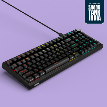 Hive98 V2 All Black Wired Mechanical Gaming Keyboard