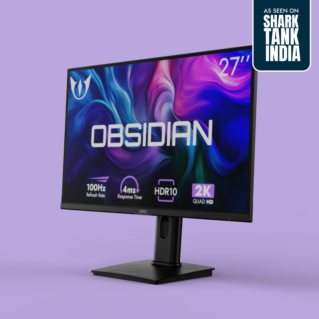 Obsidian 27" 100Hz 2K 1440p QHD IPS Monitor