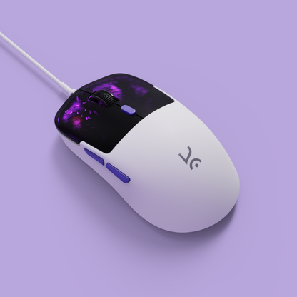 Harpy White Light Weight RGB Gaming Mouse