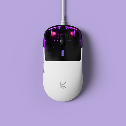 Harpy White Light Weight RGB Gaming Mouse