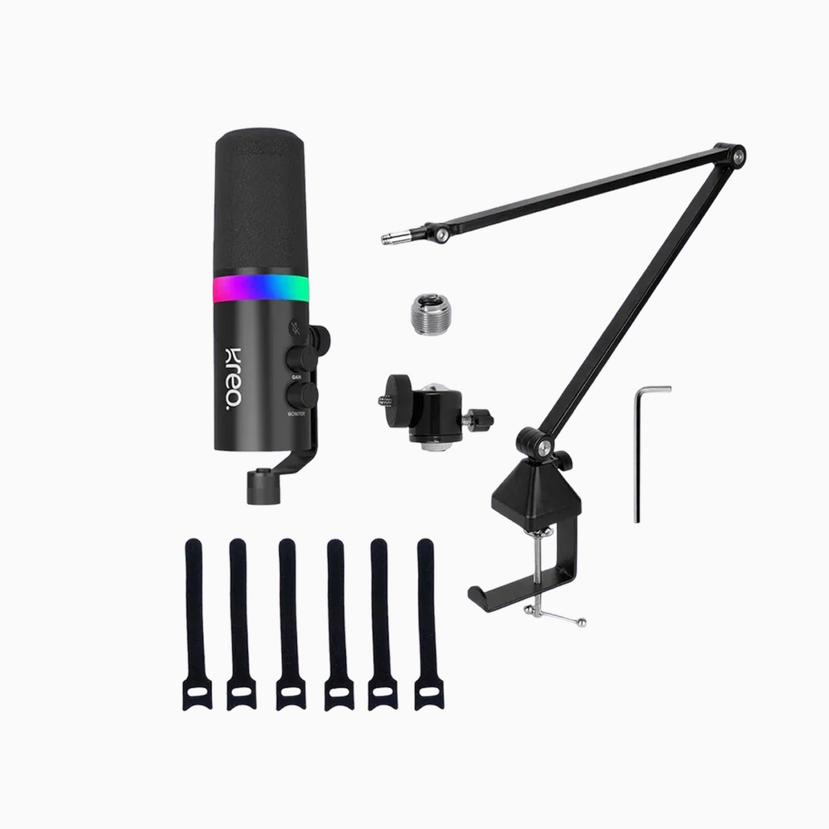 Sonik Gaming Mic + Rod Pro Boom Arm Combo