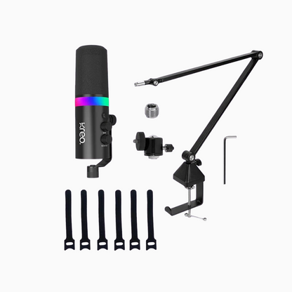 Sonik Gaming Mic + Rod Pro Boom Arm Combo