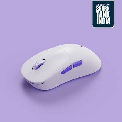 Anzu White 52g Ergonomic Wireless Gaming Mouse