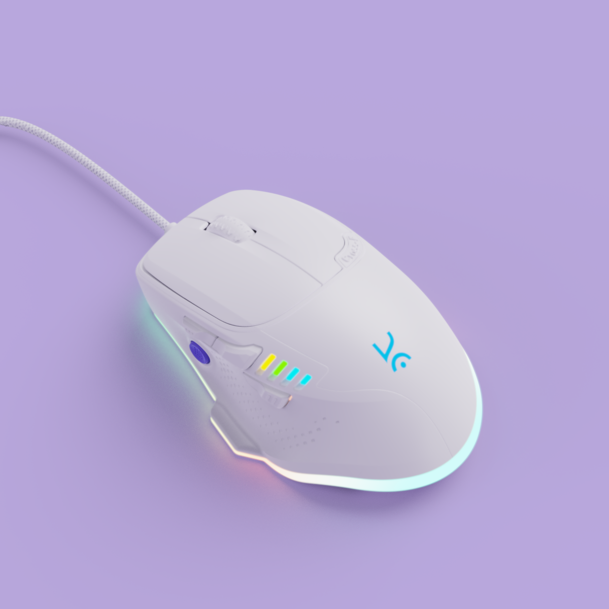 Hawk White Gaming Mouse Kreo