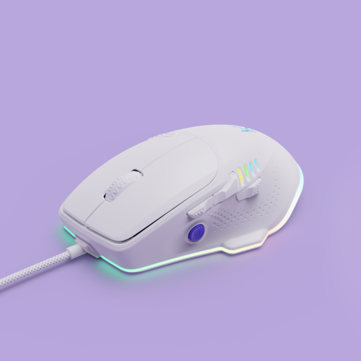 Hawk White Gaming Mouse Kreo