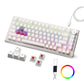 Hive All White RGB Wired Gaming Keyboard Kreo