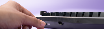 Hive Black - Purple Wired Gaming Keyboard