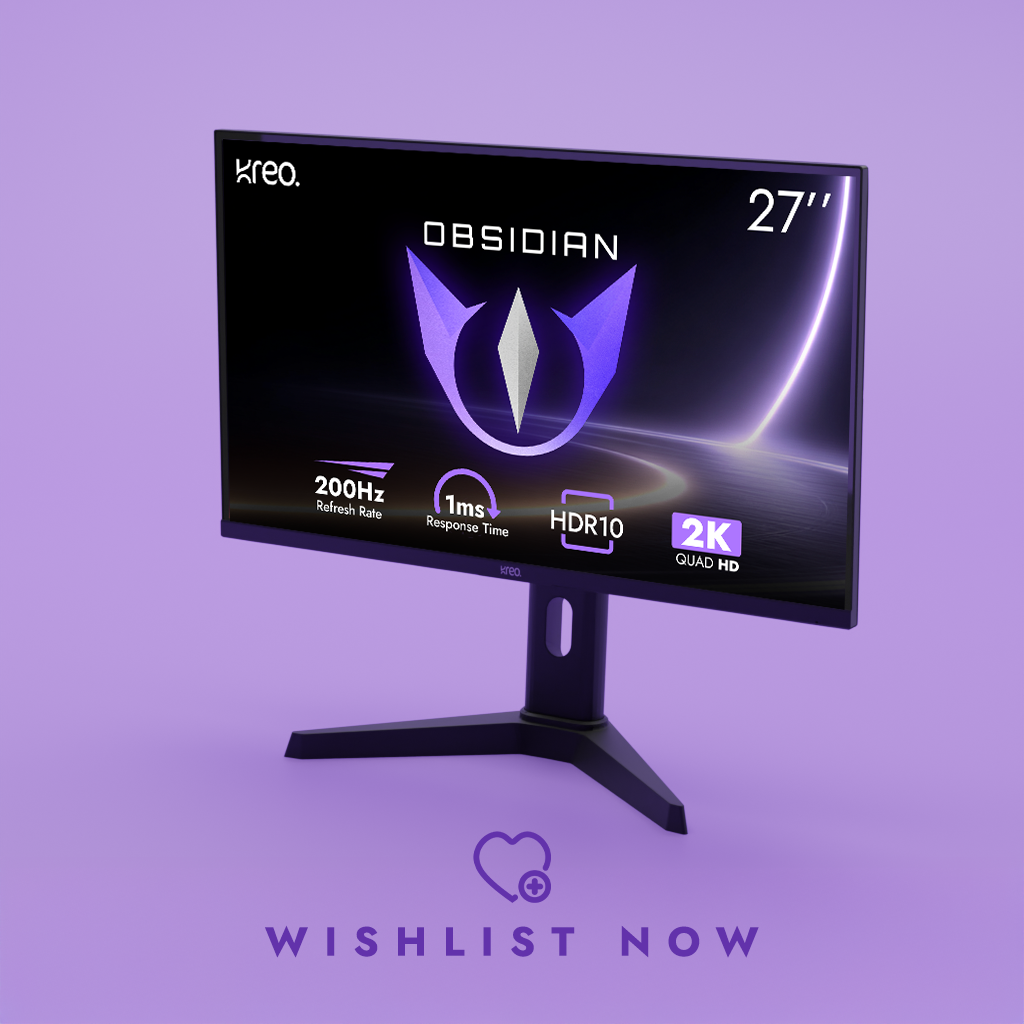 Obsidian 27-inch Gaming Monitor Kreo