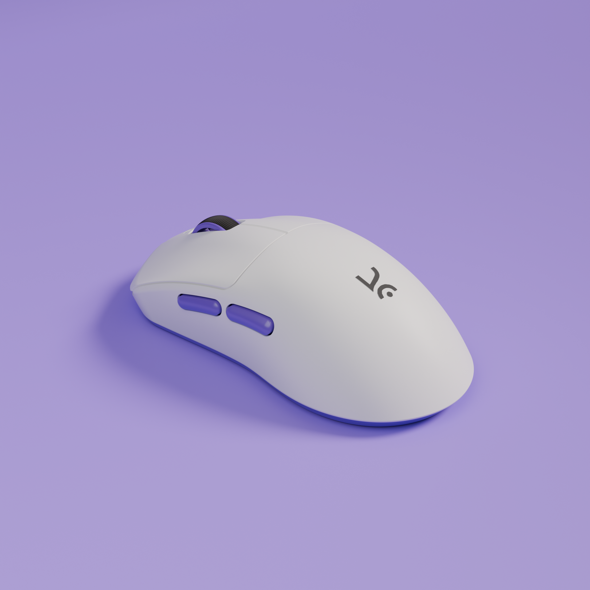 Ikarus White 55g Wireless Gaming Mouse Kreo