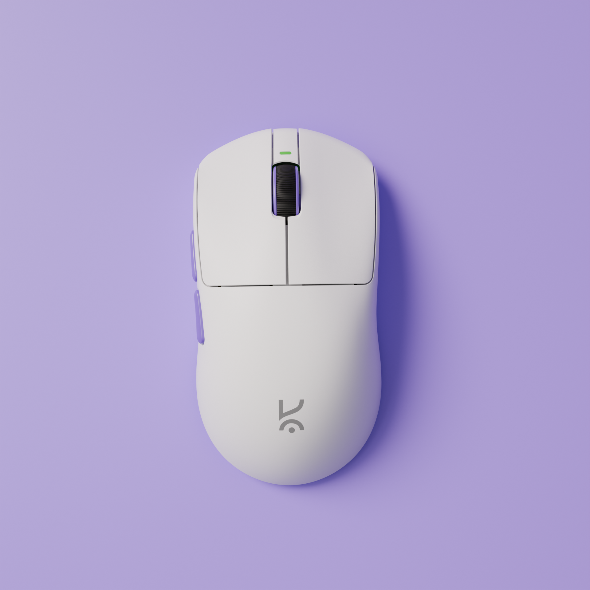 Ikarus White 55g Wireless Gaming Mouse Kreo