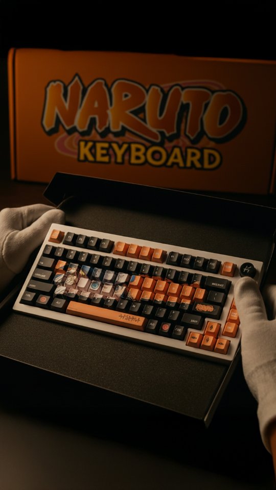 Naruto x Kreo 🌀 Gaming Keyboard Unboxing 🌀ASMR + Aesthetics = Pure Satisfaction 🎧Naruto fans, thi...