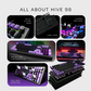 Hive Full-Size Black - Purple Wired Gaming Keyboard