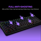 Hive Full-Size All Black Wired Gaming Keyboard Kreo