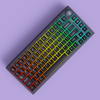 Swarm All Black Wireless Gaming Keyboard Kreo