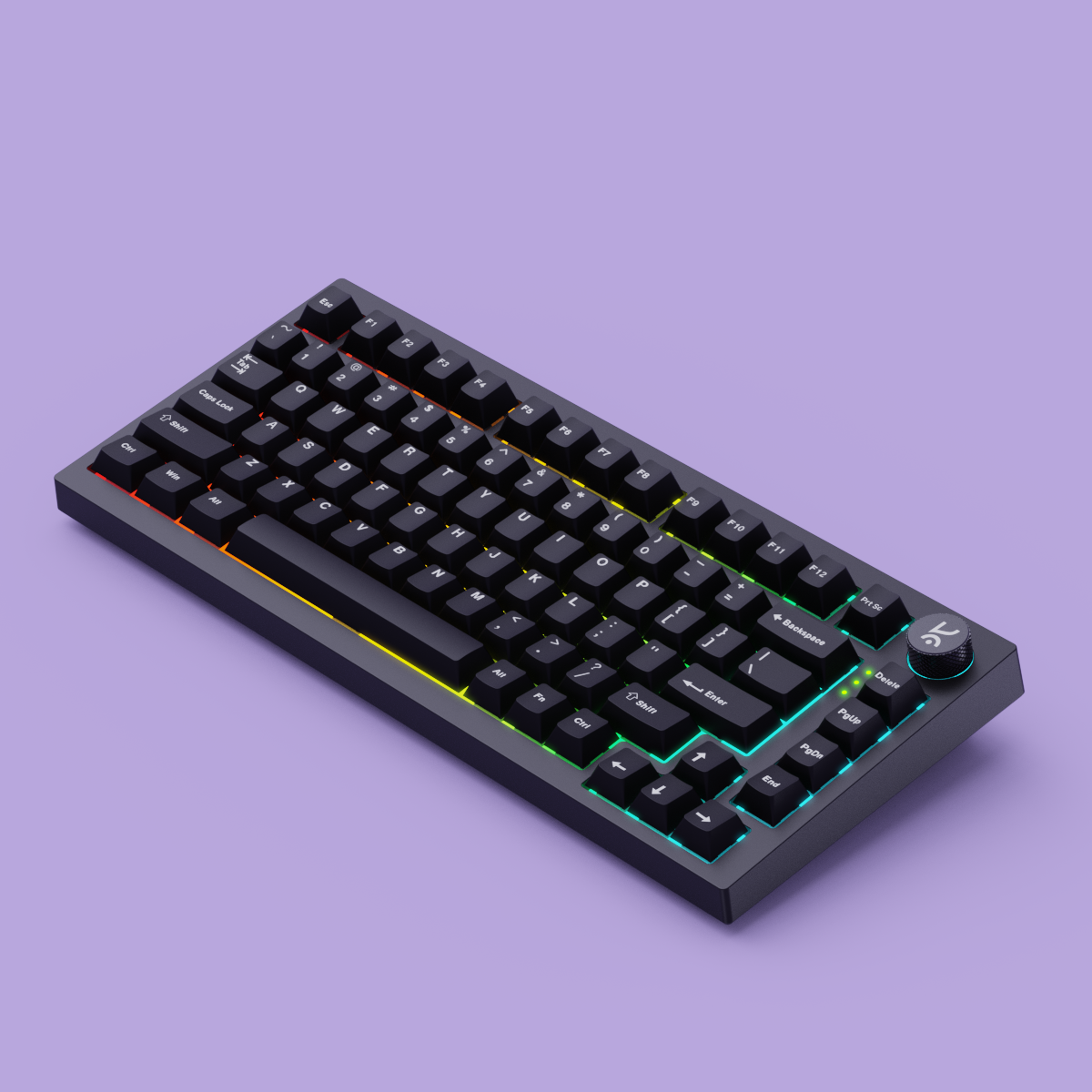 Swarm All Black Wireless Gaming Keyboard Kreo