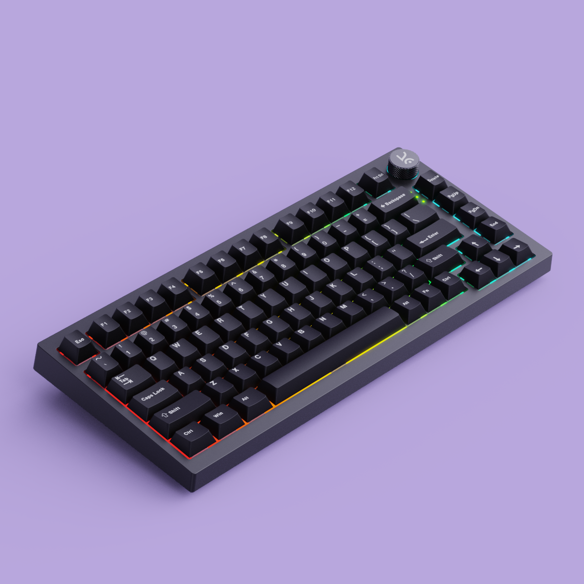 Swarm All Black Wireless Gaming Keyboard Kreo