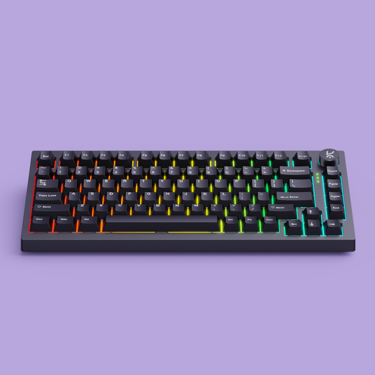 Swarm All Black Wireless Gaming Keyboard Kreo