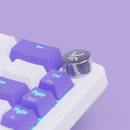Hive65 White Purple Mechanical Gaming Keyboard Kreo