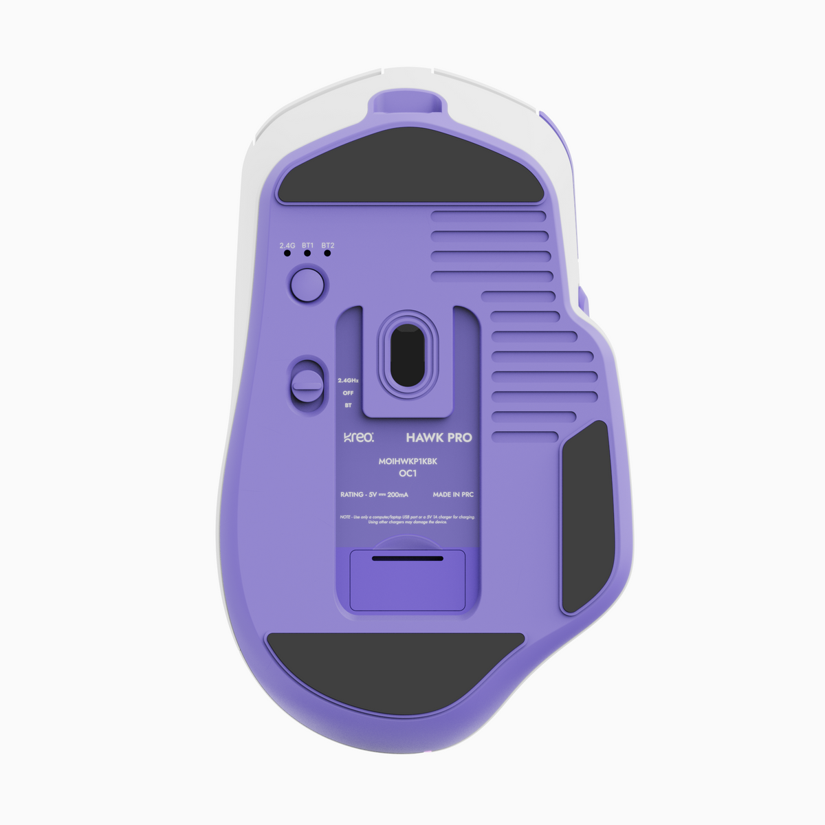 Hawk Pro White Wireless Gaming Mouse