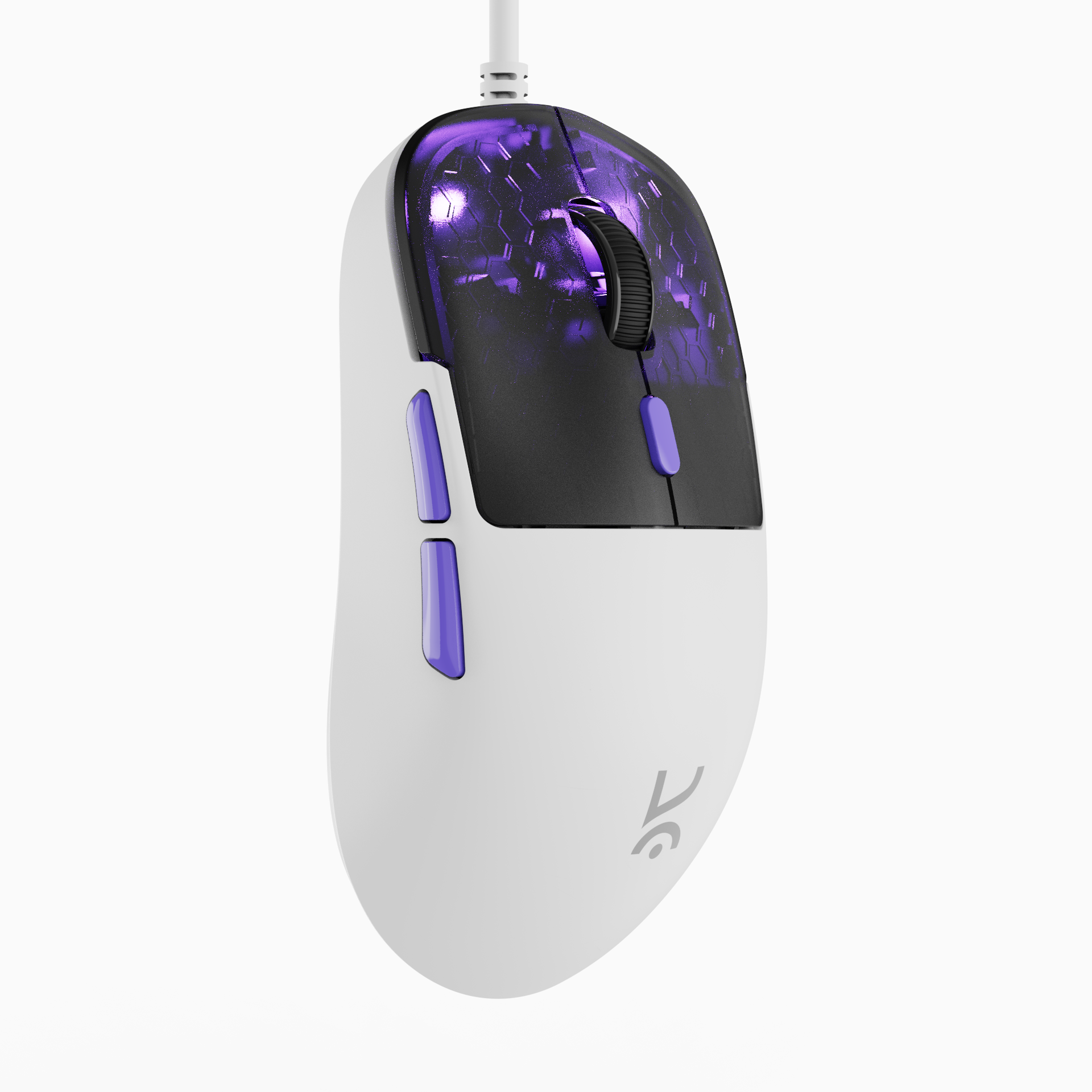Harpy White Light Weight RGB Gaming Mouse
