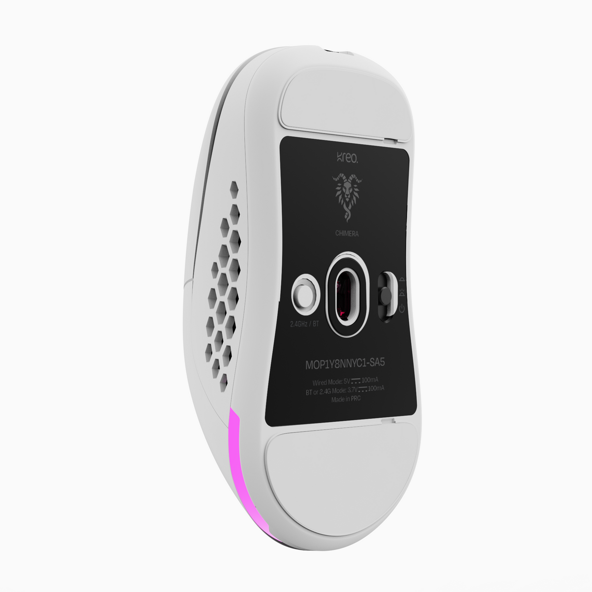 Chimera V2 White Wireless Gaming Mouse