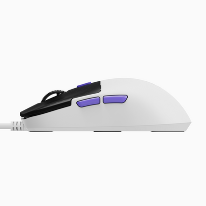 Harpy White Light Weight RGB Gaming Mouse
