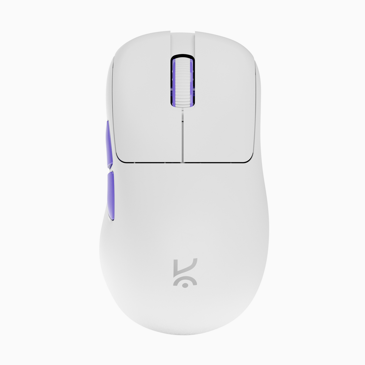 Anzu V2 White Ultralight Ergonomic Wireless Gaming Mouse