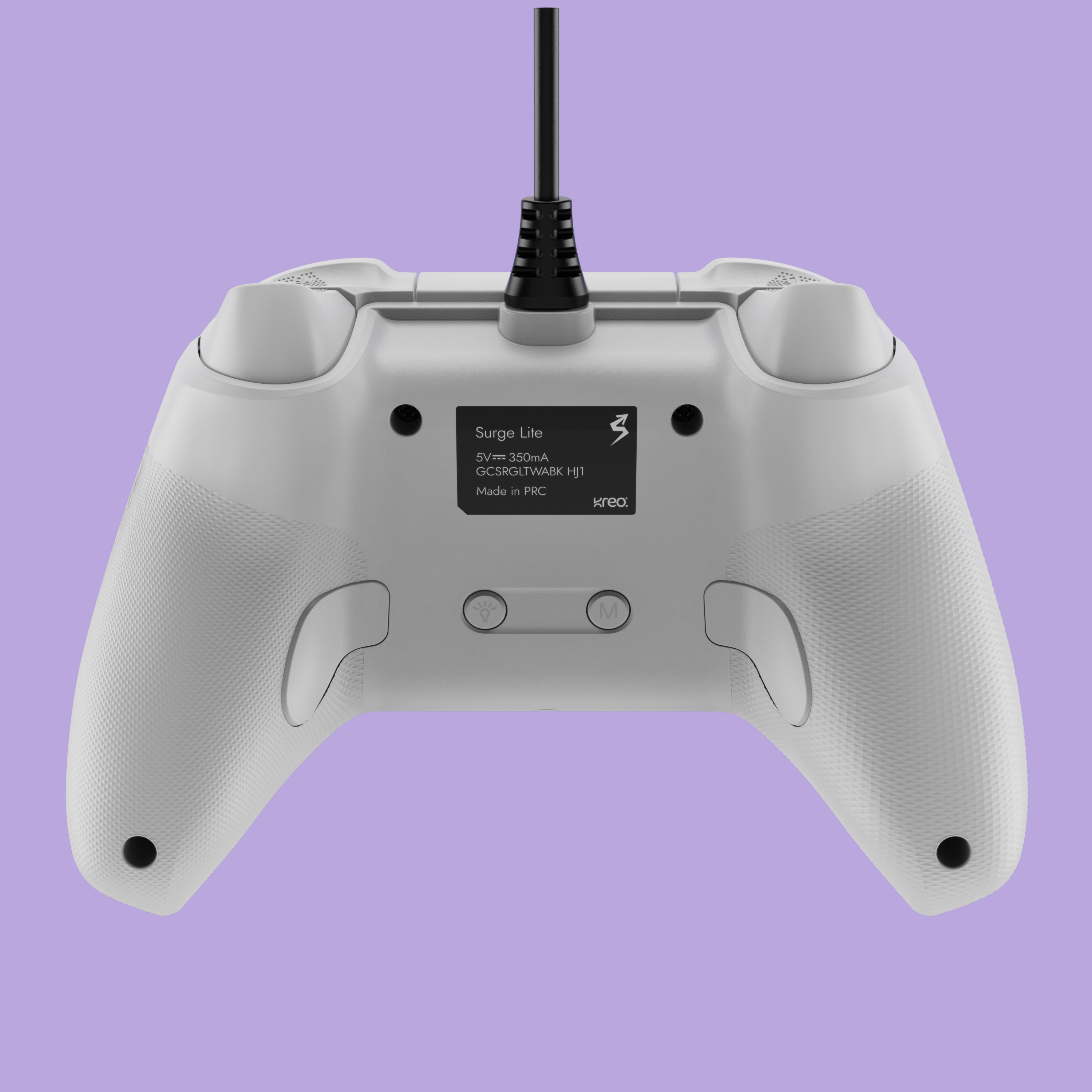 Surge Lite White Premium RGB Wired Gaming Controller