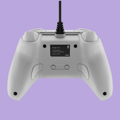 Surge Lite White Premium RGB Wired Gaming Controller