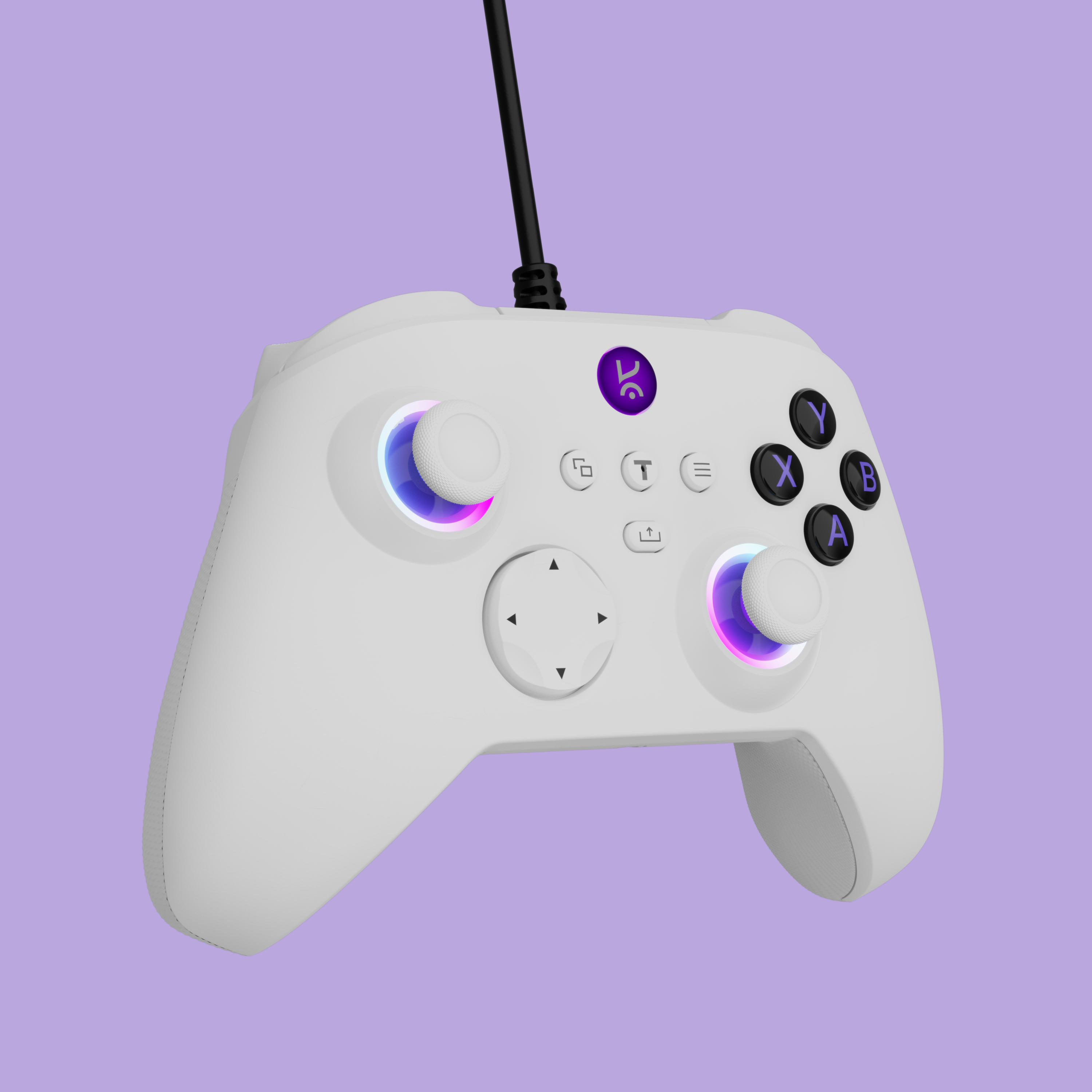 Surge Lite White Premium RGB Wired Gaming Controller