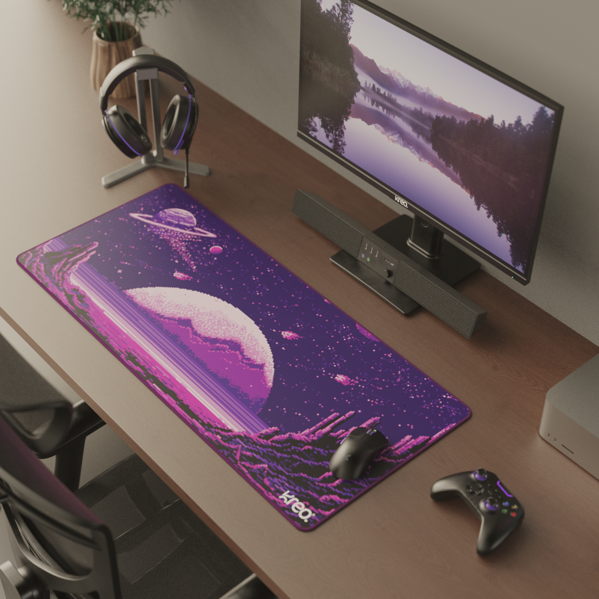 Terra XXL Deskmat - Pixel Dream