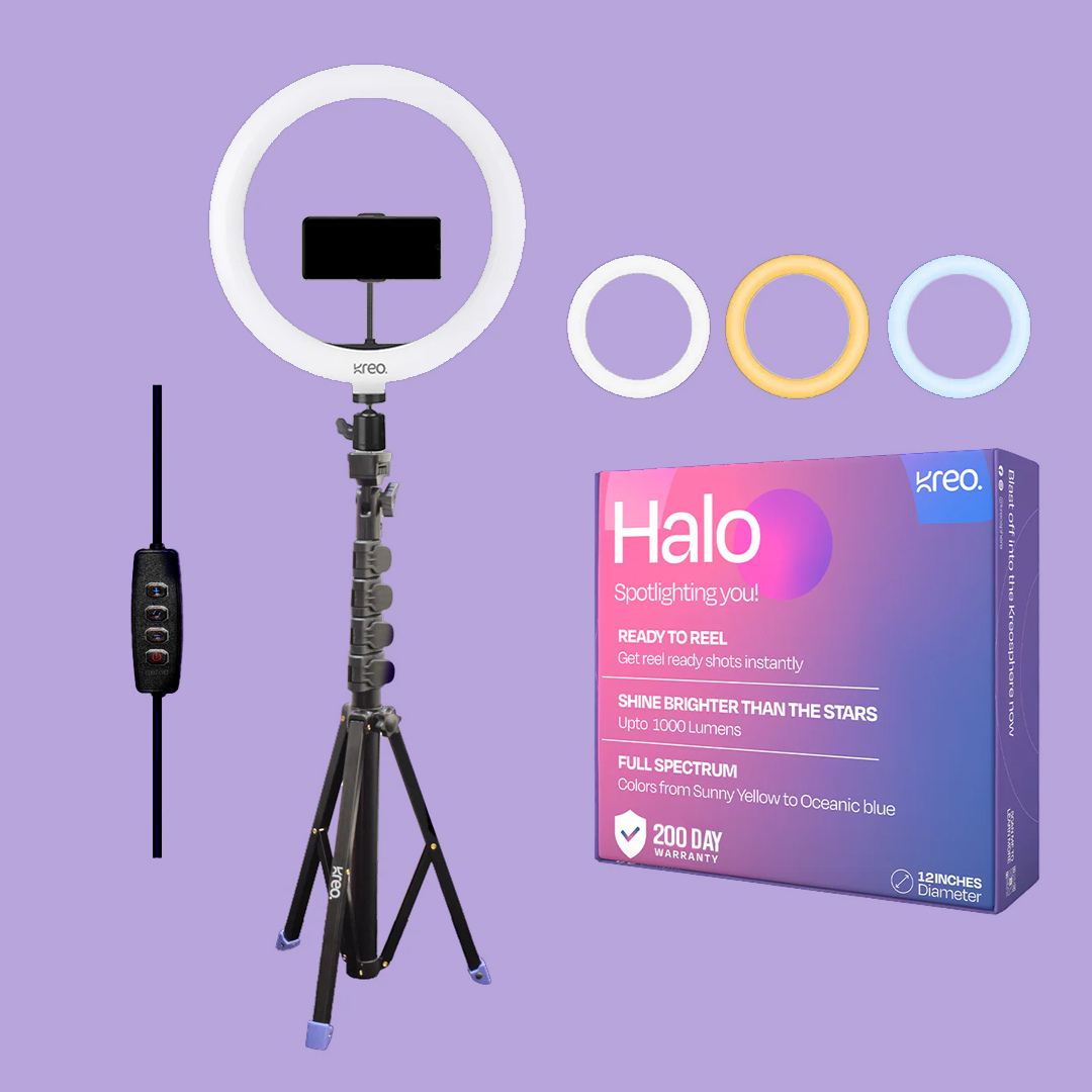 Halo 12" Premium Ring Light + Tripod (Combo)
