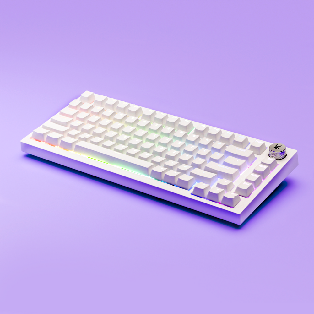 Swarm X All White Wireless Gaming Keyboard – Kreo