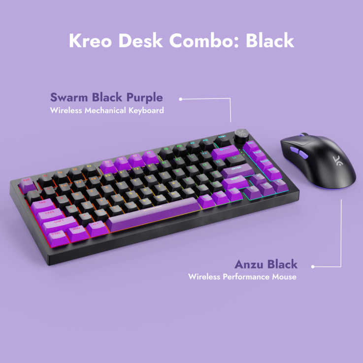 Kreo Desk Combo: Black