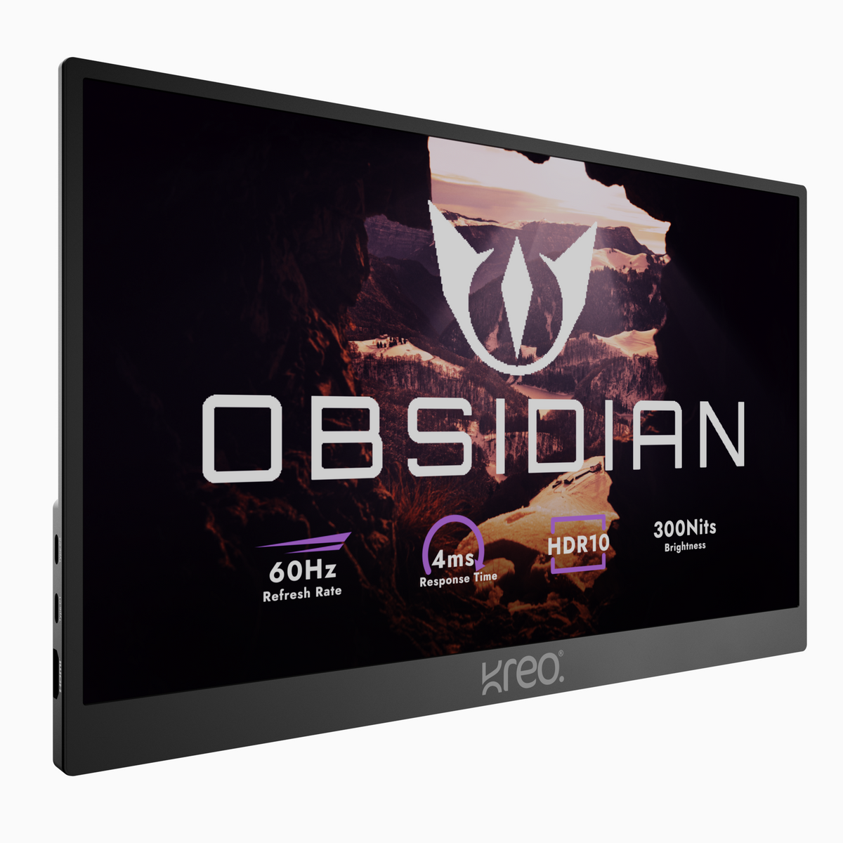 Obsidian 15.6" FHD Slim Lightweight Portable Monitor