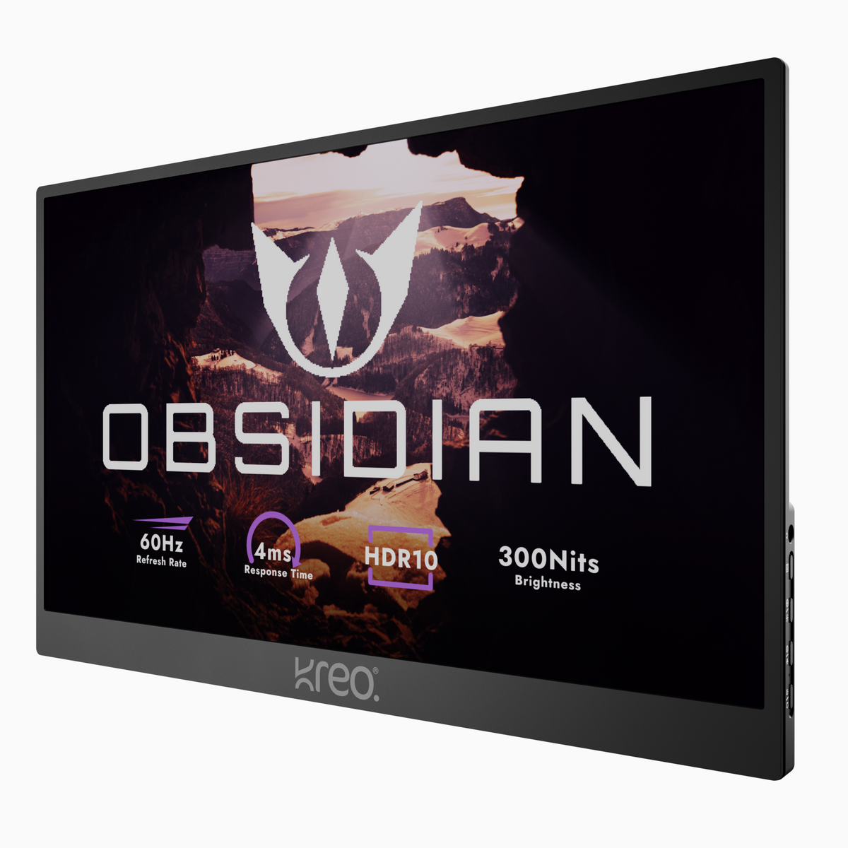 Obsidian 15.6" FHD Slim Lightweight Portable Monitor