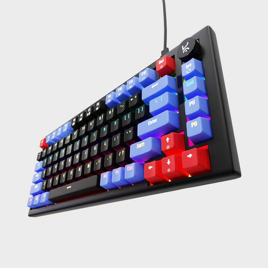 Hive Black - Purple Wired Gaming Keyboard Kreo