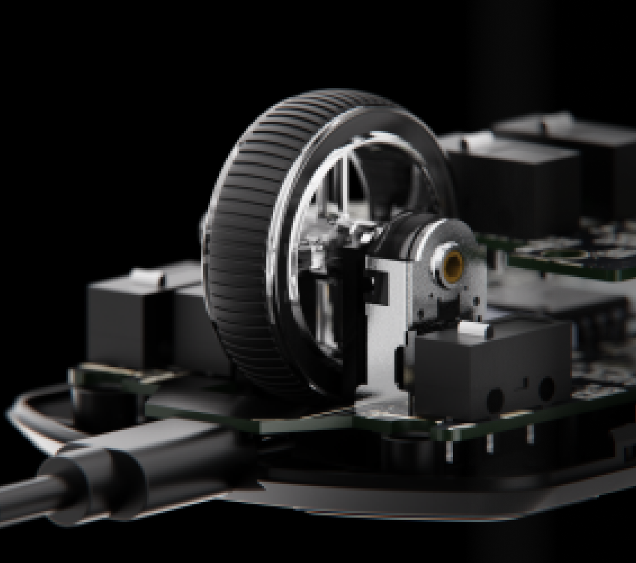 Harpy Pro scroll encoder and switch, macro on the PCB