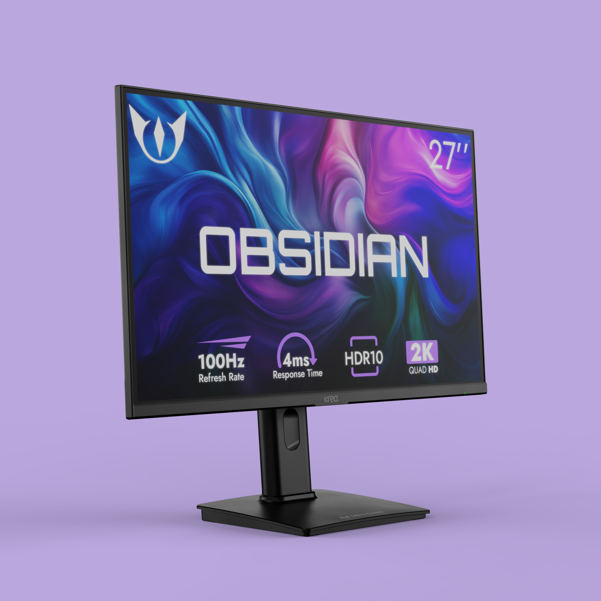 Obsidian 27" 100Hz 2K 1440p QHD Gaming IPS Monitor