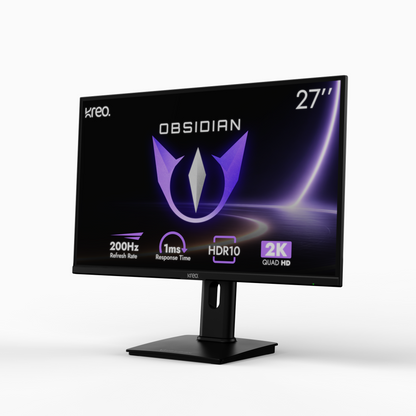 Obsidian 27" 200Hz 2K 1440p QHD Gaming IPS Monitor