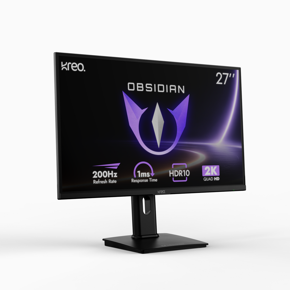 Obsidian 27" 200Hz 2K 1440p QHD Gaming IPS Monitor