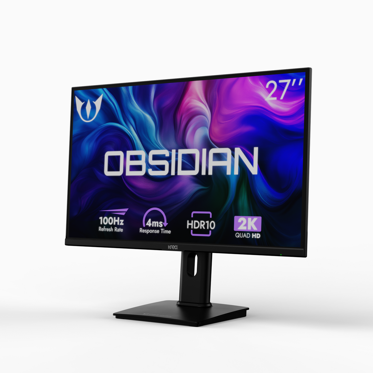 Obsidian 27" 100Hz 2K 1440p QHD IPS Monitor